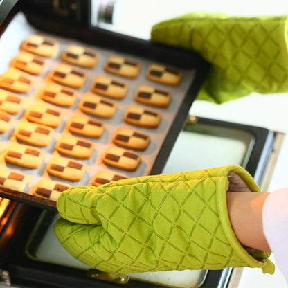 Hitzebeständige Ofenhandschuhe - Silikon & Aramid, 2er Set