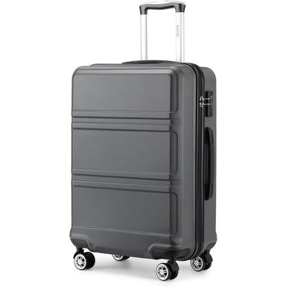 Hartschalenkoffer L (65cm) Grau mit TSA Schloss