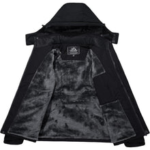 Herren Winter Skijacke Fleece Softshelljacke Wasserdicht S