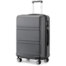 XL Reisekoffer 74cm Grau mit TSA Schloss und 4 Rollen