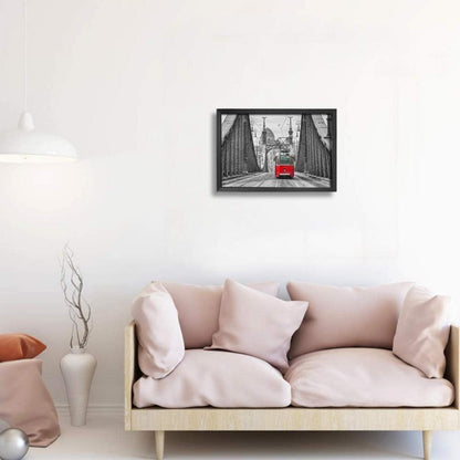 Bilderrahmen 28x43 cm Schwarz 8 Stück für Galeriewand