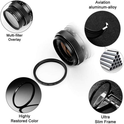37mm Sternfilter Set mit 4/6/8 Punkten für Canon Nikon Sony
