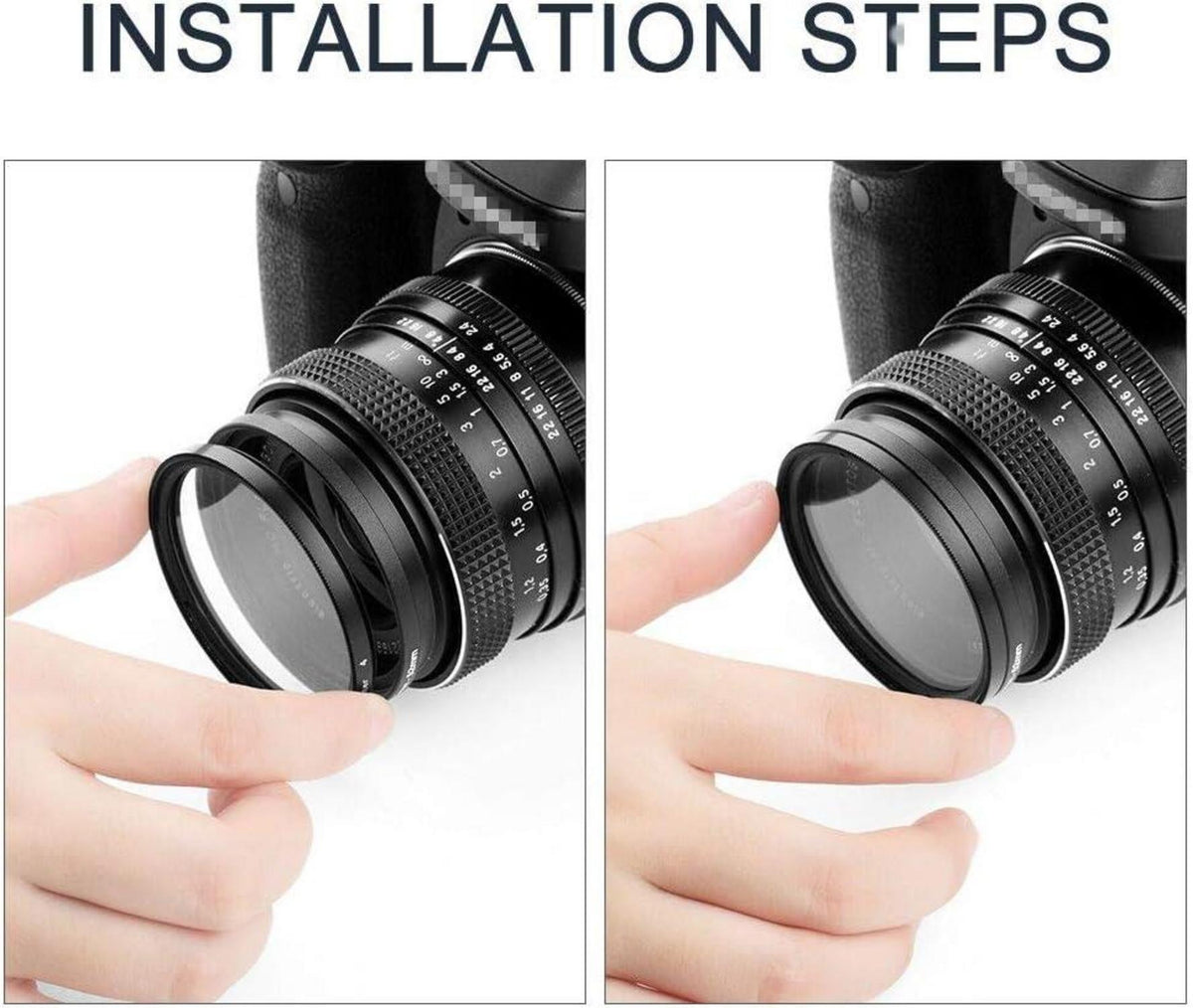 37mm Fotover 3er Sternfilter Set (4, 6, 8 Punkte) für DSLR Kameras