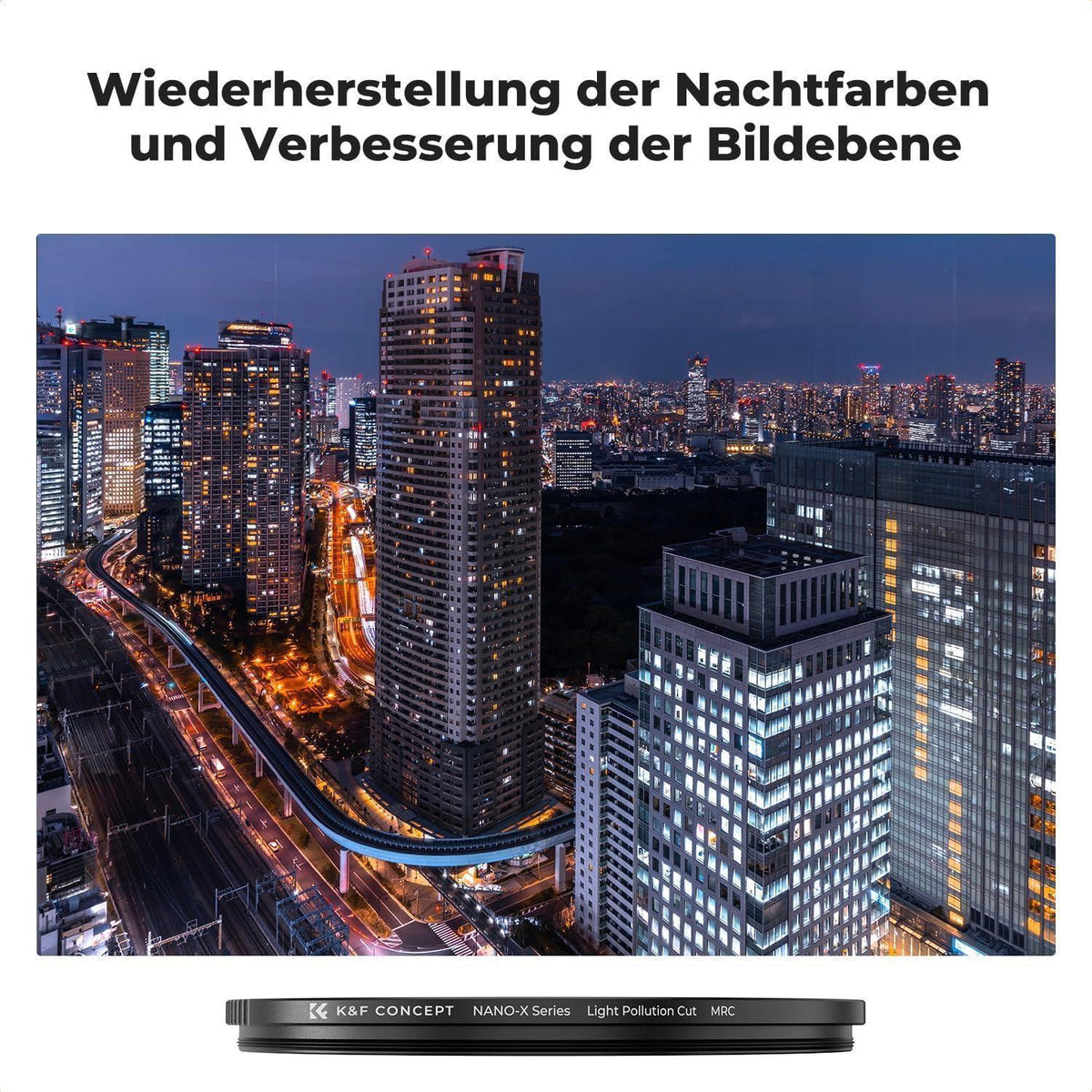 Nachtlicht Filter 72mm für Astrofotografie & Landschaft