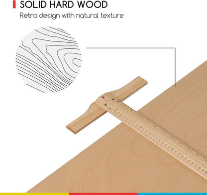 Holz-Zeichentisch Künstler-Schreibtisch 90x60cm Kunsthandwerkstisch