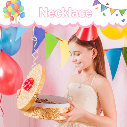 Ballerina Anhänger Halskette mit Kristall – Süßes Geschenk für Mädchen