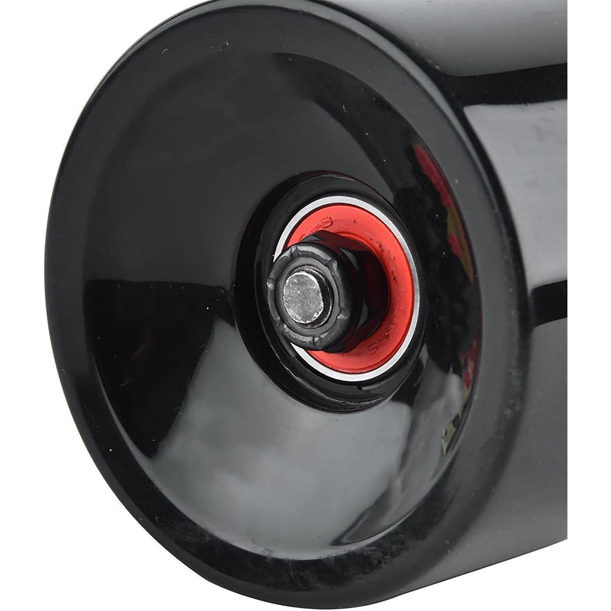 Skateboard Truck Set mit Rollen, Risern & Lagern – Silber/Schwarz