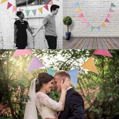 Wimpelkette Banner Girlande Hochzeit Party Weihnachten Deko 4.2M