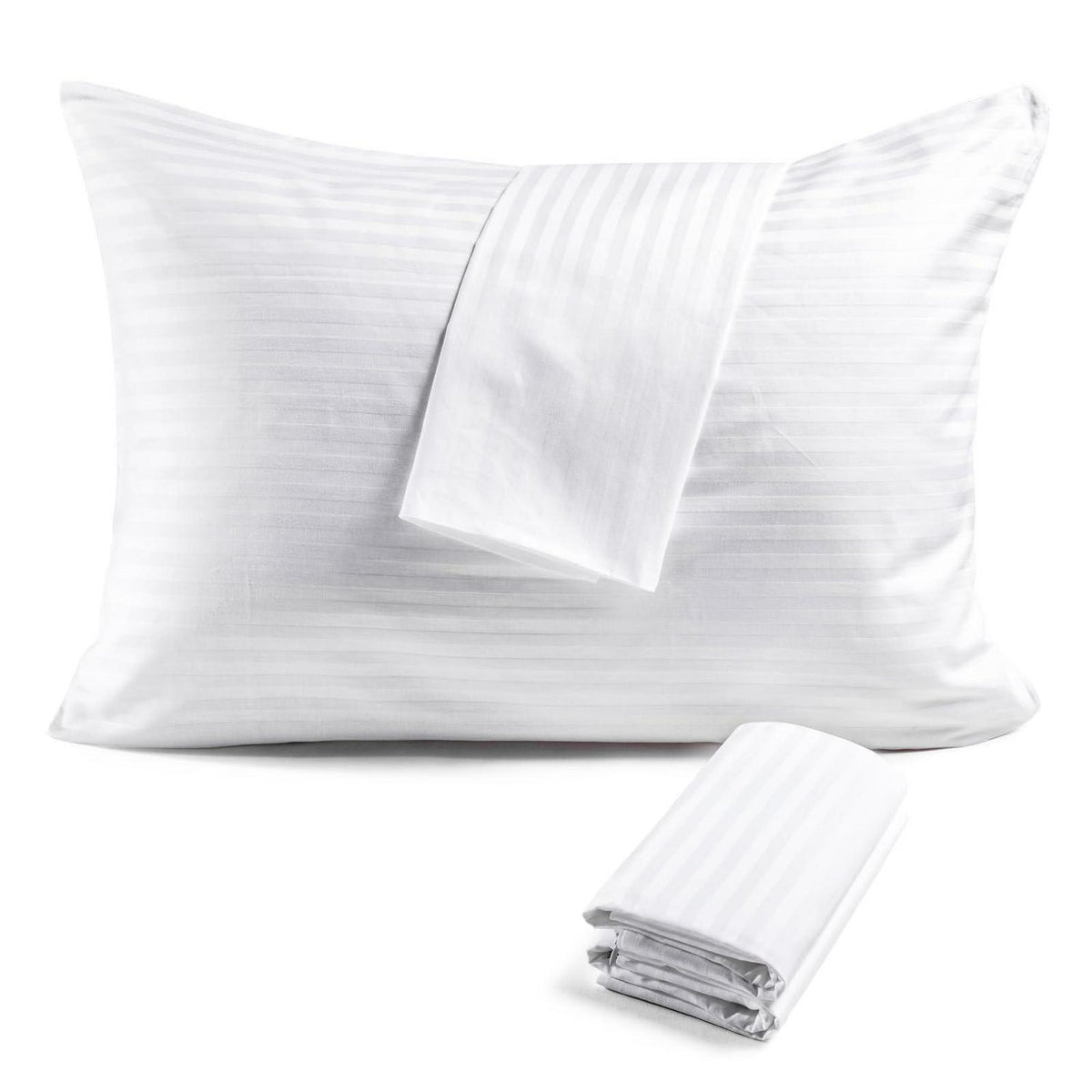 4er-Pack Kissenbezug 50x66 cm – Weicher Satin, 100% Baumwolle