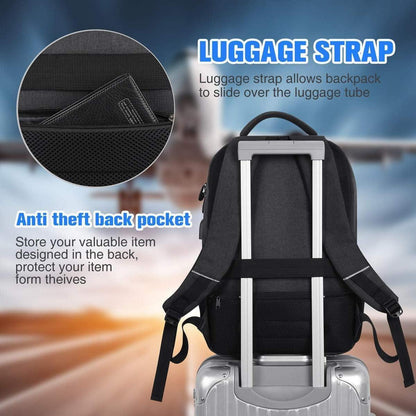 Rucksack Herren Schulrucksack Teenager Laptop 15.6 Zoll