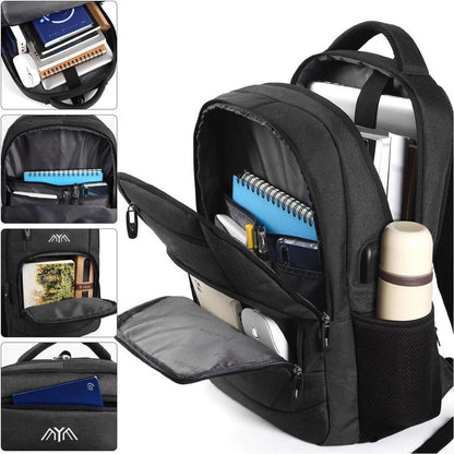 Rucksack Herren Schulrucksack Teenager Laptop 15.6 Zoll