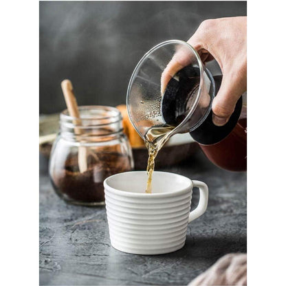 Kaffeebereiter aus Glas mit Edelstahlfilter, 200ml