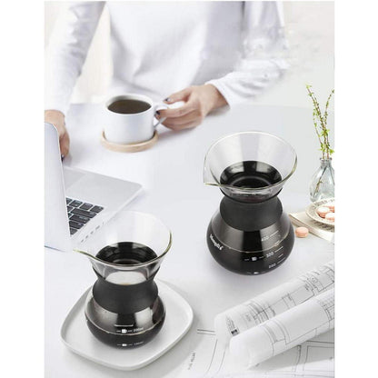 Kaffeebereiter aus Glas mit Edelstahlfilter, 200ml