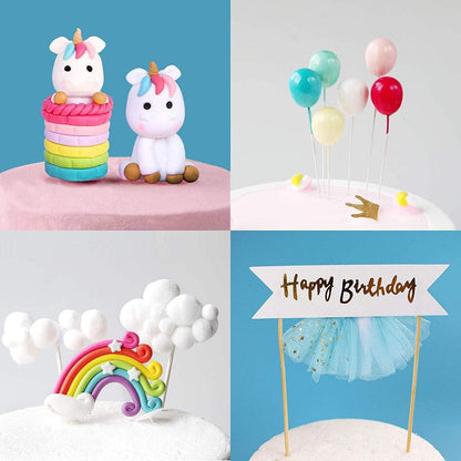 Einhorn Geburtstag Kuchen Topper Set für Kinder Mädchen