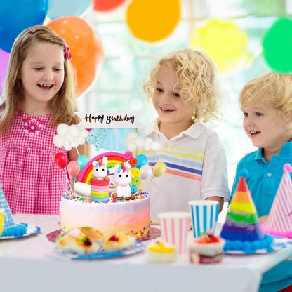 Einhorn Geburtstag Kuchen Topper Set für Kinder Mädchen