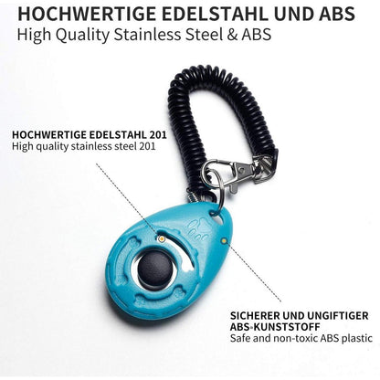 Toozey Hunde Clicker Training, 5 Stück Klicker für Hund
