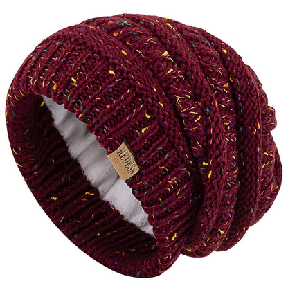 Strickmütze Oversized Zopfmuster für Damen und Herren
