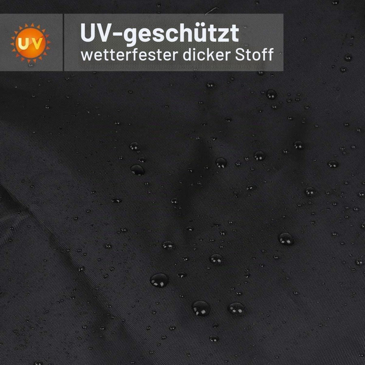 Schutzhülle für Wäschespinne, wasserdicht, Oxford-Gewebe, 180cm, Schwarz