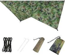 Wasserdichte Zeltplane Tarp, Camping Regenschutz und Sonnenschutz