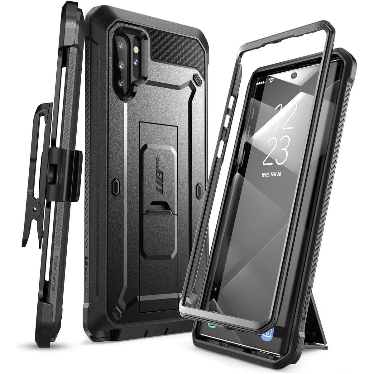 Robuste Hülle mit Gürtelclip für Samsung Galaxy Note 10+ Plus