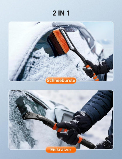 AstroAI Eiskratzer Auto Schneebesen Abnehmbarer 68CM Lang