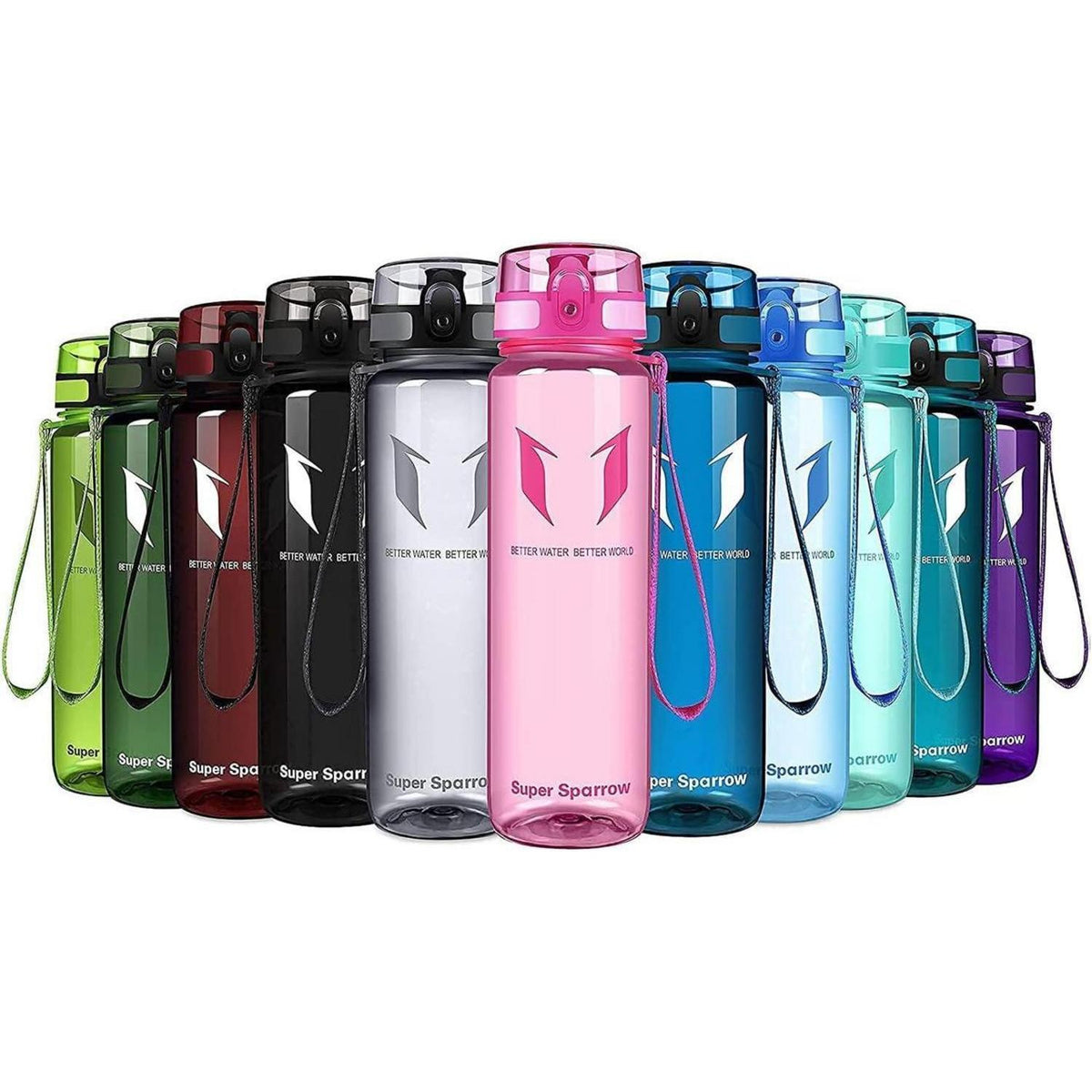 Sportflasche Tritan 750ml BPA-frei Glossy Rosa