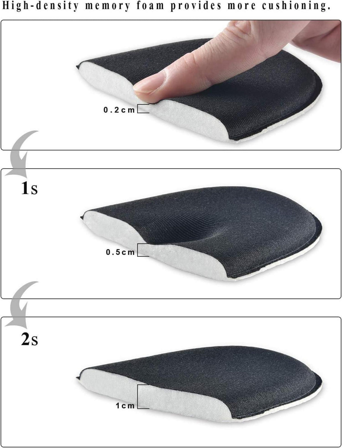 Memory Foam Einlegesohlen Weich Gr.36-47 für Schuhe Sneaker Stiefel