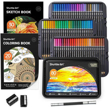 Shuttle Art Buntstifte Set, 80 professionelle