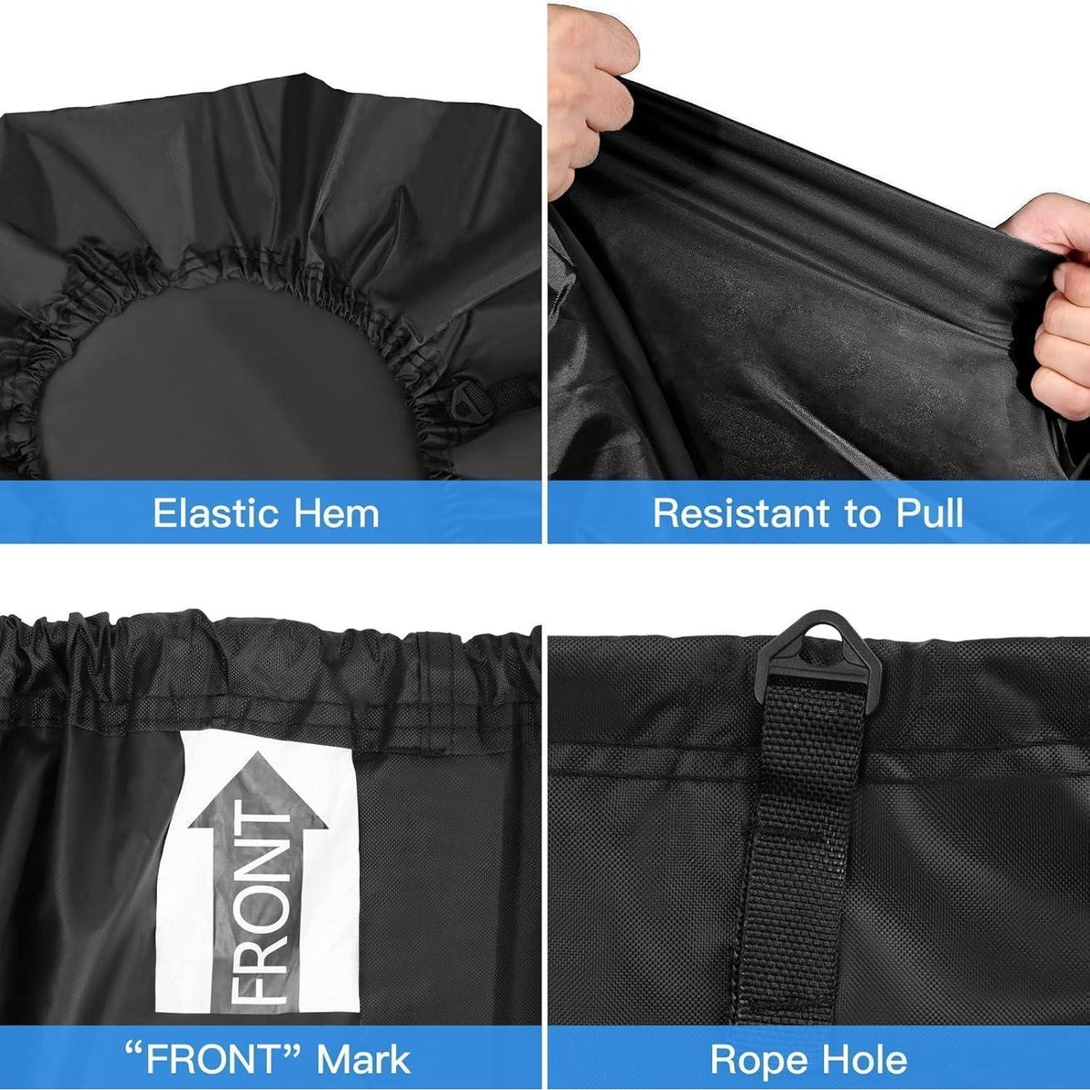 Wasserdichte Bootsplane 14-16ft – Schutzcover für V-Rumpfboote