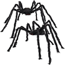 Halloween Spider Dekoration Haarige Spinne Horror Gruselig 160cm 2