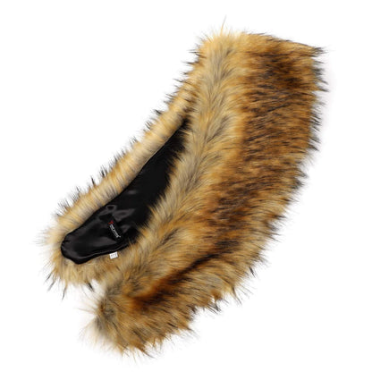 Damen Kunstfell Kragen 120cm warm für Winter Outfits