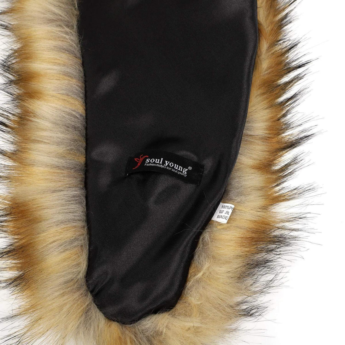Damen Kunstfell Kragen 120cm warm für Winter Outfits