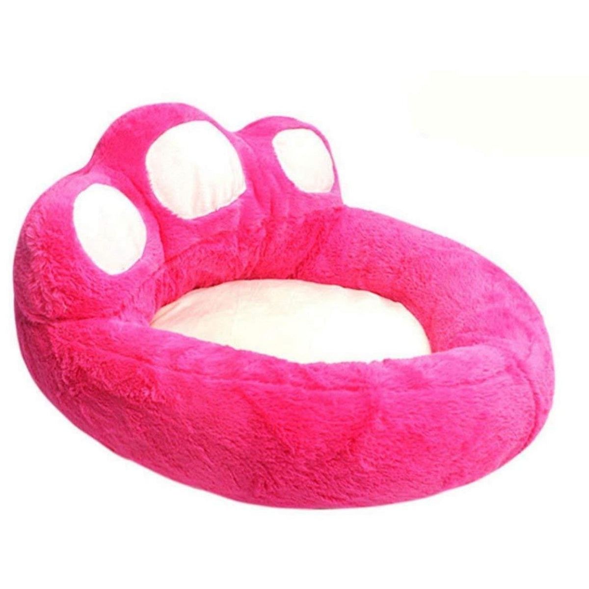 Bärentatze Hundebett abnehmbar – Rosa, 73x80cm