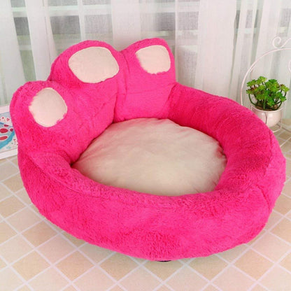 Bärentatze Hundebett abnehmbar – Rosa, 73x80cm