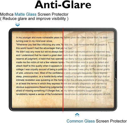 Mothca Matt Panzer Schutz Glas für iPad Pro 11 Zoll und iPad