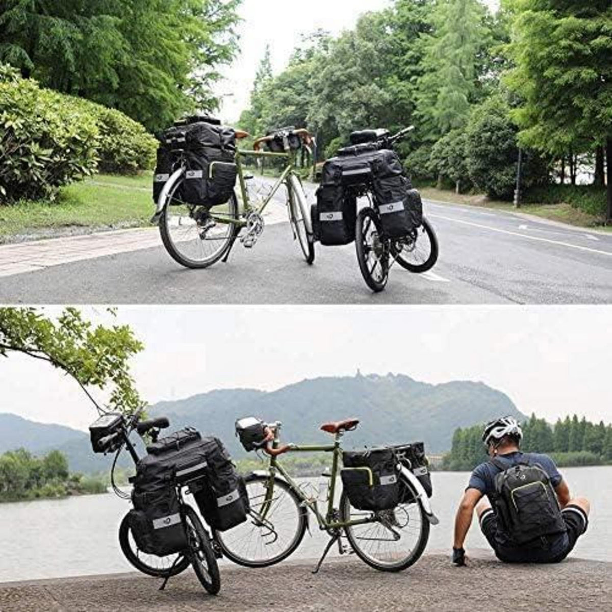 WATERFLY Fahrradtasche 3 in 1 Multifunction wasserdicht