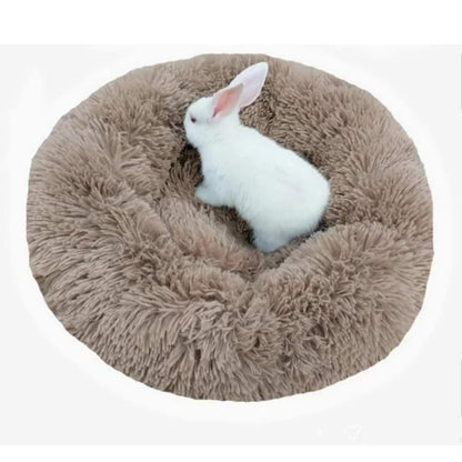 Flauschiges Donut Hundebett – Warmes Kissen für Hunde & Katzen, 110cm