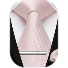 Herren Hochzeit Krawatten Einstecktuch Set Einfarbige Farben