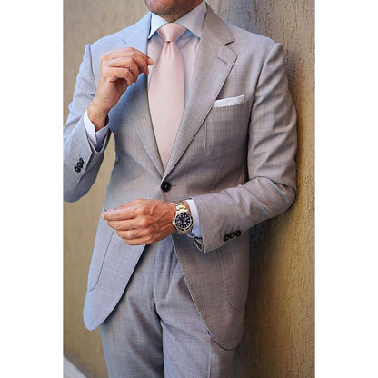 Herren Hochzeit Krawatten Einstecktuch Set Einfarbige Farben