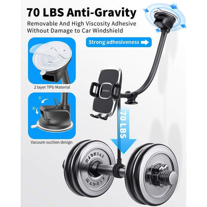 Auto Handyhalterung mit Langem Arm & 360° Drehung