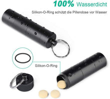 Wasserdichte Pillendose Schlüsselanhänger mit 3 Fächern