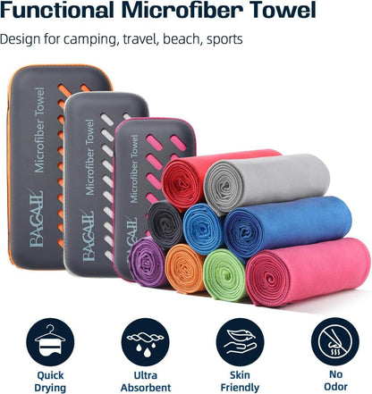 Mikrofaser Handtuch für Sport, Strand und Reisen - Super