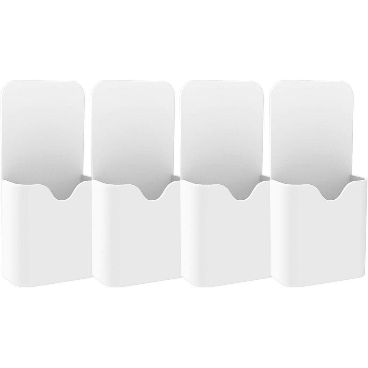 Magnetischer Stiftehalter für Whiteboard, 4 Stück Weiß