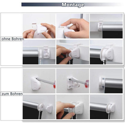 Verdunklungsrollo ohne Bohren 60x150cm Rollos für Fenster