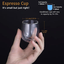 Doppelwandige Espressotassen Gläser 100ml 4er Set