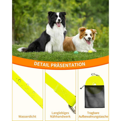 Toozey Schleppleine für Hunde 5m 10m 15m 20m Wasserdicht