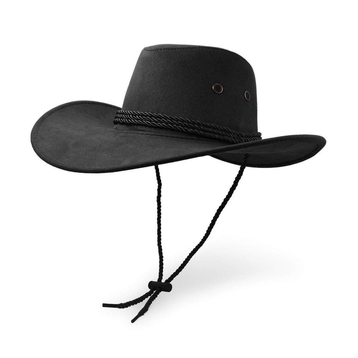 Cowboyhut aus Kunstleder – Sonnenschutz für Outdoor-Abenteuer