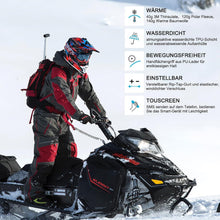 Cevapro Skihandschuhe Winter warm wasserdicht Touchscreen