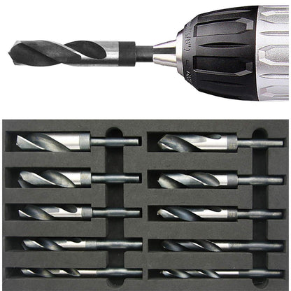 Schmiedebohrer HSS 10-teilig 13-25mm mit Metallkoffer