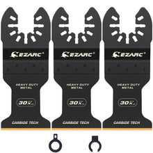 EZARC Multitool Sägeblätter Carbide Hartmetall 3 tlg - Ideal
